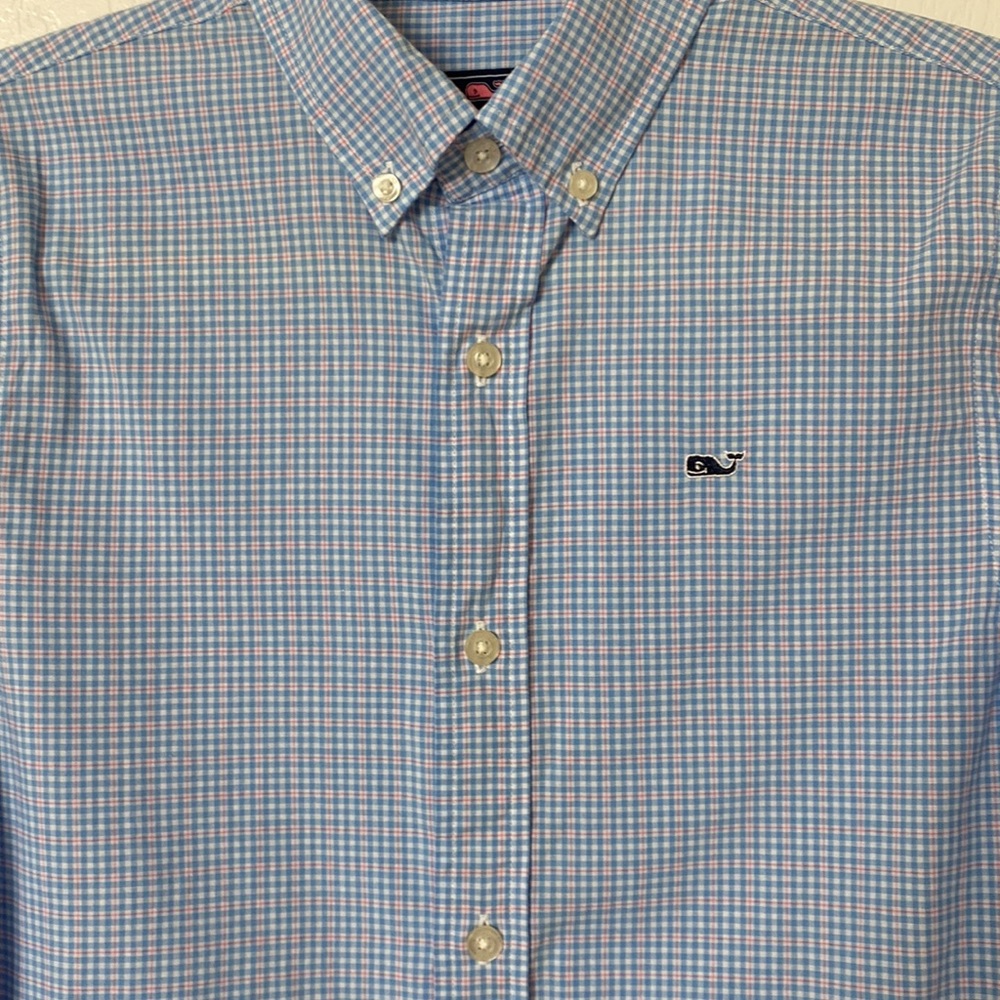 Boys Vineyard Vines Whale Shirt sm (8/10)